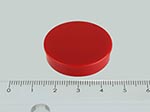 Irodai tábla mágnes 30 mm FERRIT piros