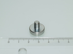 POT-G 16x4 FERRIT rögzítő mágnes menetes nyakkal