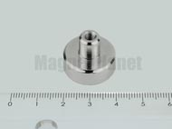 POT-B 20x6 NEODYM r�gz�t� m�gnes menetes h�vellyel