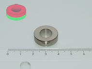 20x6/10 mm N45 NEODYM m�gnes gy�r�